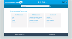 Desktop Screenshot of latransparencedesprix.com