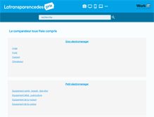 Tablet Screenshot of latransparencedesprix.com